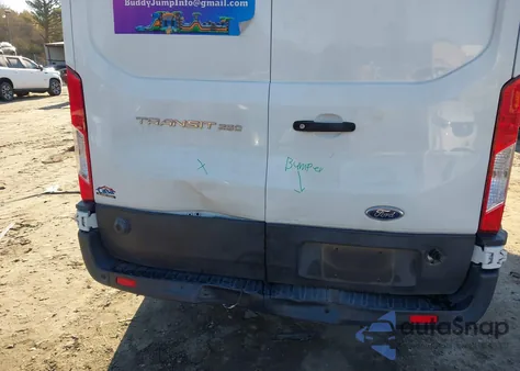 2020 Ford Transit-250 из США, поврежденный, VIN 1FTBR1C88LKB66278